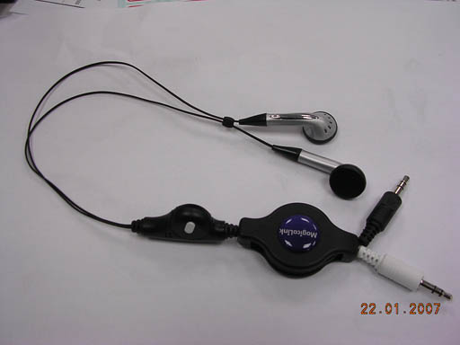 Ear & Mic Telefon Retractable Cable (Ear & Mic Telefon Retractable Cable)