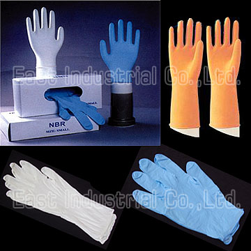  Disposable Latex Gloves, Nitrile Gloves, Vinyl Gloves (Одноразовые латексные перчатки, нитриловые перчатки, виниловые перчатки)