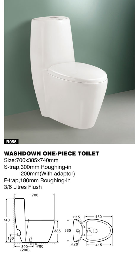  Classic One Piece Toilet, Richford Brand ( Classic One Piece Toilet, Richford Brand)