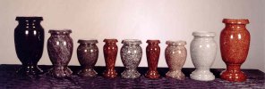  Granite Flower Vases (Granit Blumenvasen)