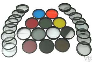  58mm 28 Piece Kit For Sepia Fluorescent Red Yellow Filter (58mm 28 pièces Kit For Sépia Fluorescent Rouge Jaune Filtrer)