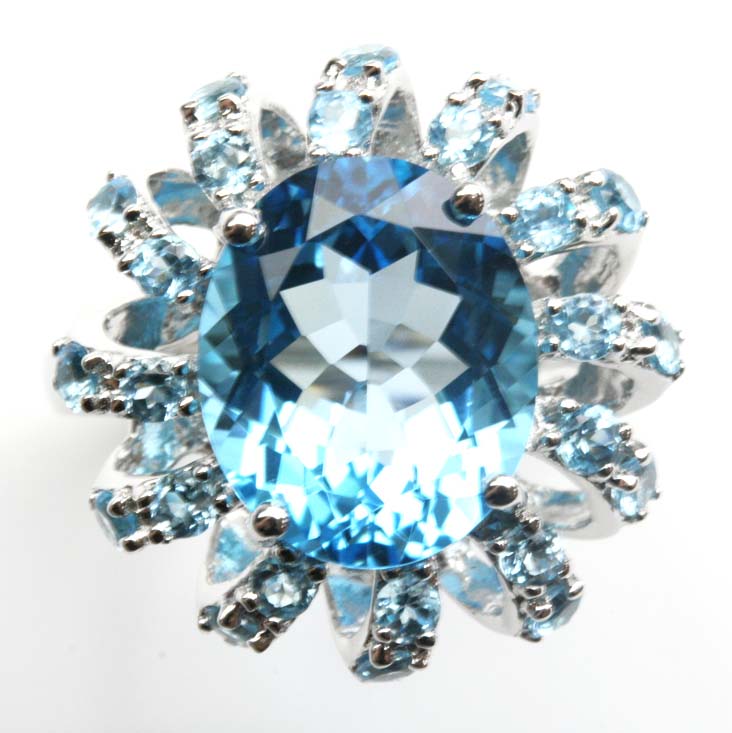  Blue Topaz Ring