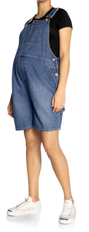  Maternity Denim Shortall ( Maternity Denim Shortall)