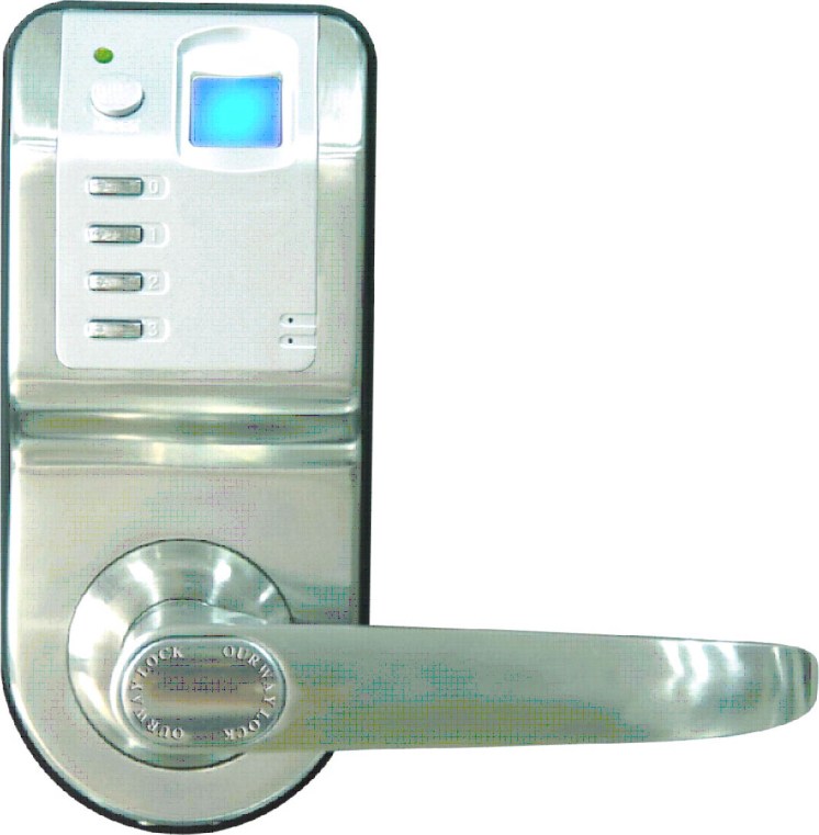  Fingerprint And Keypad Fingerprint Door Lock (Отпечатков пальцев и клавиатура Fingerprint Дверные замки)