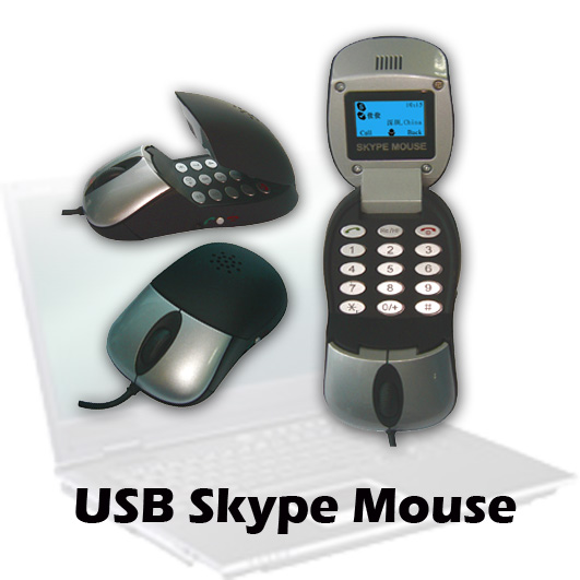  USB Skype Mouse Phone