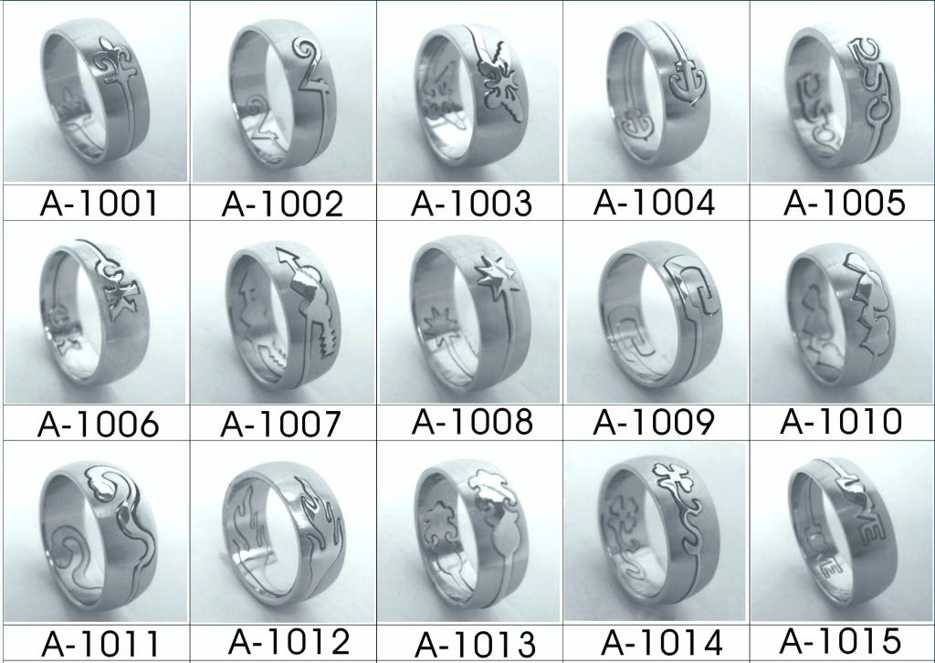  Stainless Steel & Titanium Rings ( Stainless Steel & Titanium Rings)