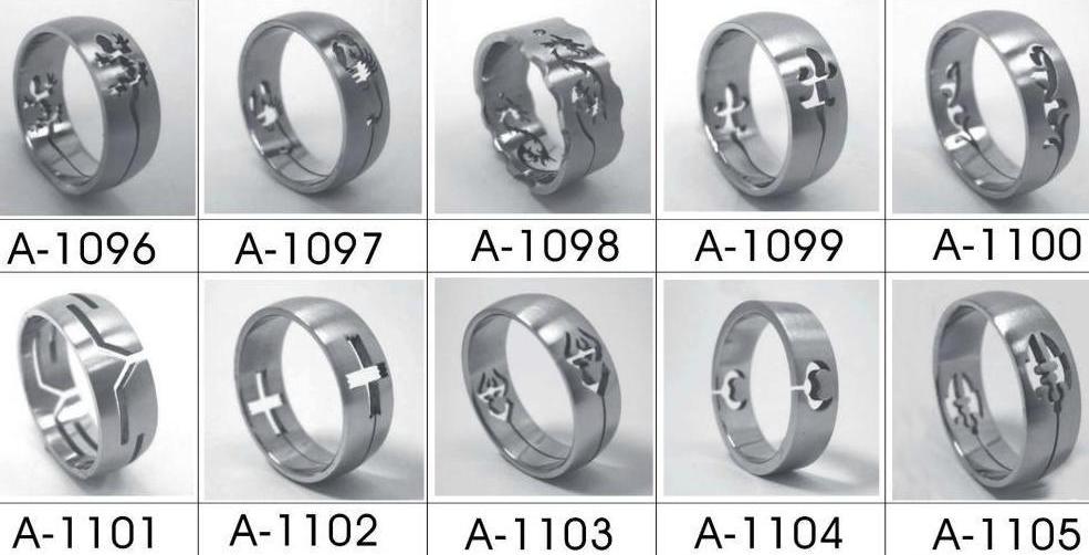  Stainless Steel Or Titanium Rings ( Stainless Steel Or Titanium Rings)