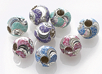  Sterling Silver And Gold Plated Color & Matt Dull Color Beads (Серебрянные, а позолоченные цвета & Matt Скучный цвета бисера)