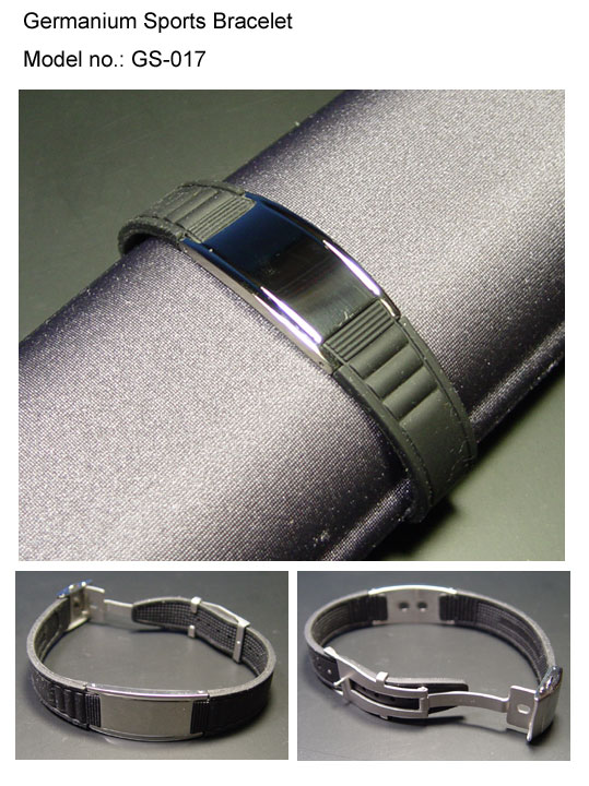  Germanium Bracelet With Negative Ion Rubber (Germanium Bracelet caoutchouc Negative Ion)