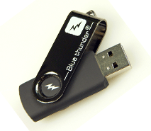  Blue Thunder Chameleon USB 2.0 Mini Drive ( Blue Thunder Chameleon USB 2.0 Mini Drive)