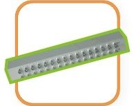  AN-IC 16 ports G.703 Balun Panel (75-Ohm to 120-Ohm) (AN-IC 16 ports G.703 Balun Panel (75-ohm à 120 ohms))