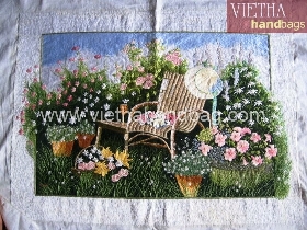  Vietnam Embroidered Picture (Vietnam brodé Photo)