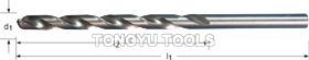  Hss Drill Bits, Fully Ground, Taper Length (Hss сверла, полностью землей, конический Длина)