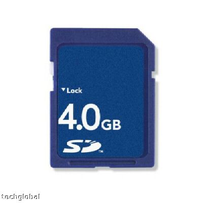  4 GB SD Card (4 Go SD Card)