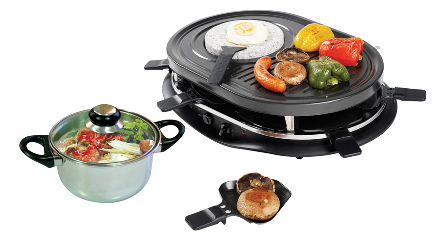  Electric Steamboat Grill Set (Электрический гриль Задать Пароход)