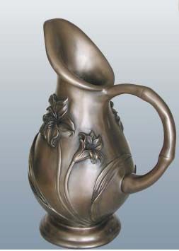  Archaized Bronze Water Pitcher, Home Garden Decoration Craft