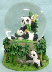  Panda Resin Water Globel, Resin & Glass, Crafts Gift (Panda Смола Вода Земного шара, Resin & Стекло, ремесла подарков)