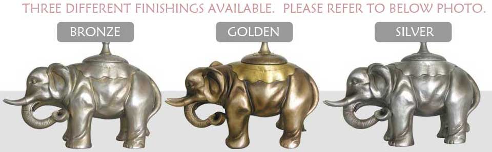  Silver Thai Style Elephant, Business Gift Resin Craft Statue