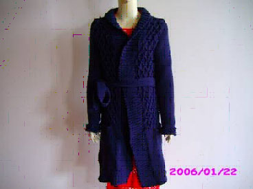 Hand Knitted Lady Coat (Hand Knitted Lady Coat)