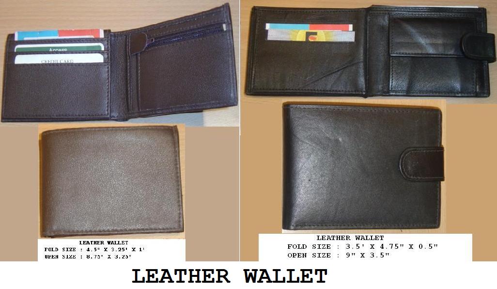  Leather Wallet (Portefeuille en cuir)