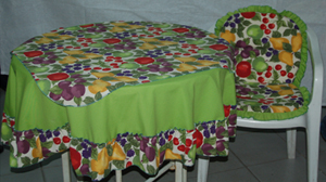  Chair Cushion & Table Sheet With Cover ( Chair Cushion & Table Sheet With Cover)