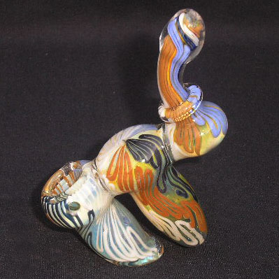 Color Glass Smoking Bubbler