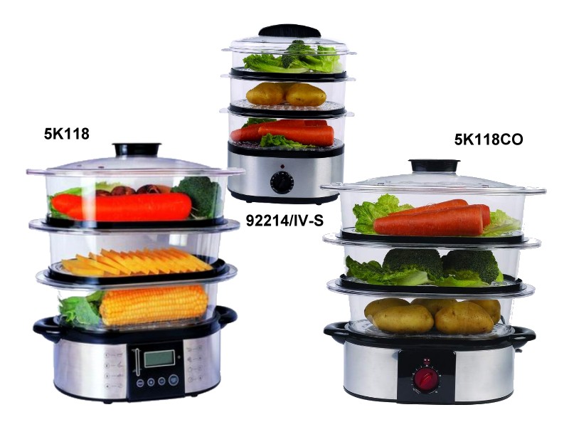  Stainless Steel Steam Cookers (Cuiseurs à vapeur en acier inoxydable)