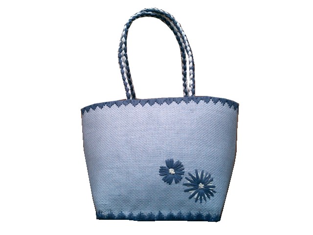  Blue Flower Bag (Голубой цветок сумка)