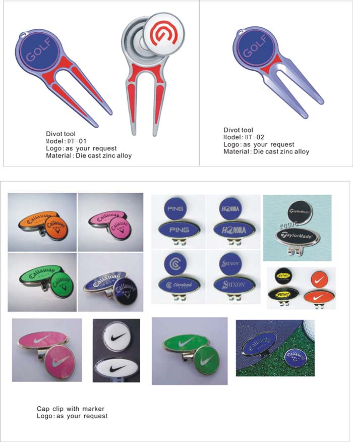  Golf Cap Clip With Marker (Golf Cap clip avec Marker)