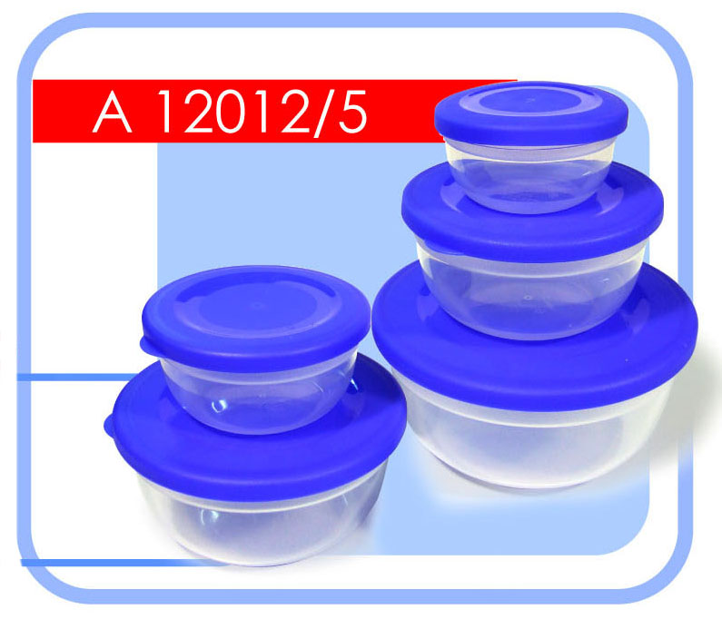  Round Konvy Food Container 5in1 (Круглые Konvy пищевых контейнеров 5in1)