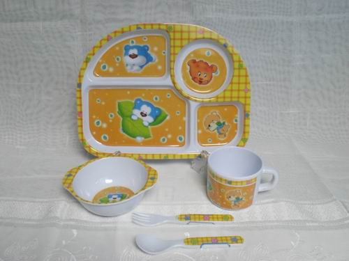  Melamine Kid`s Dinner Set (Mélamine Kid`s Dinner Set)