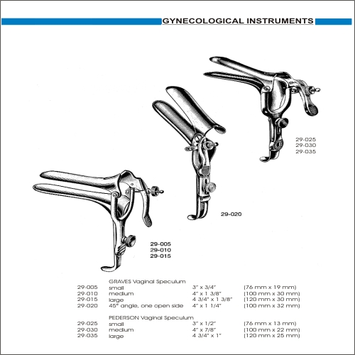  Speculums (Speculums)