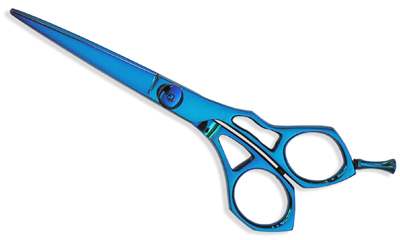  Blue Titanium Hair Scissors (Titanium Blue Hair Scissors)
