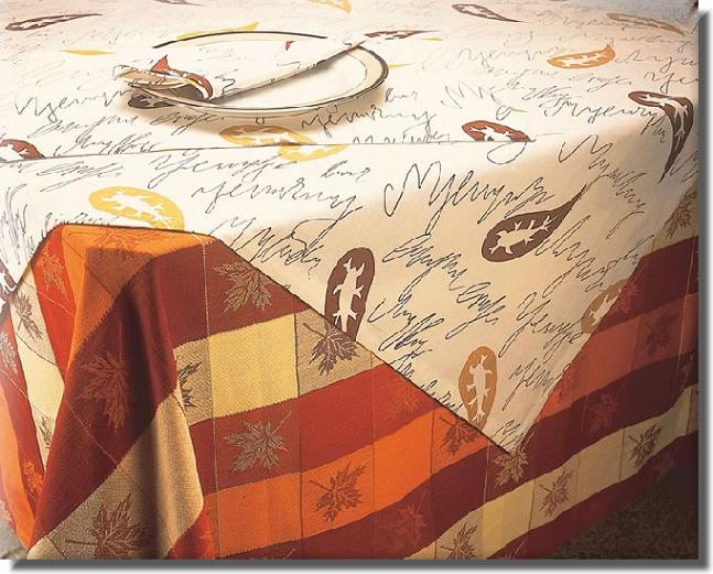  Printed Table Cloth & Jacquard Table Cloth (Imprimé Nappe & Jacquard Nappe)