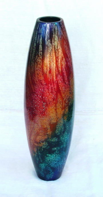  Mango Wood Vase M-036 ( Mango Wood Vase M-036)