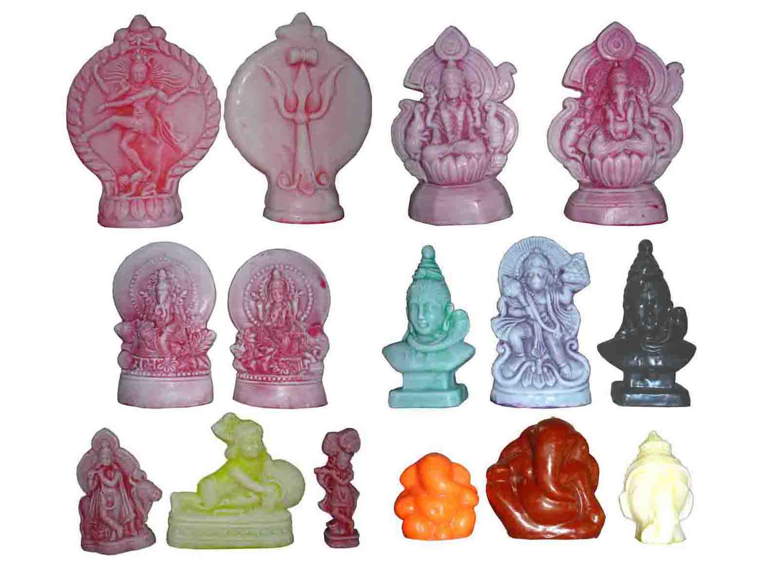  Indian God Wax Statue Candles 4u (Индийская Богу свечи восковые статуи 4U)