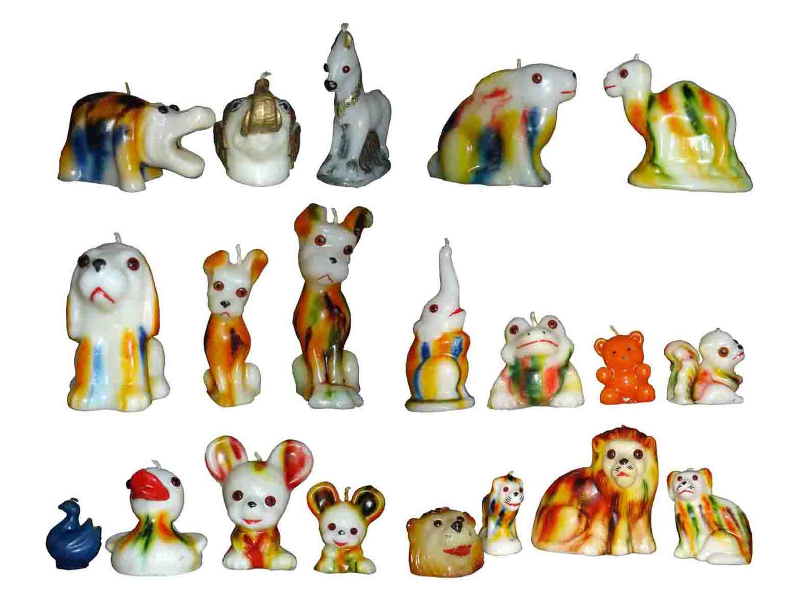  Animal Shaped Candles (Животный Shaped свечи)