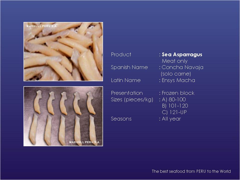  Frozen Sea Asparagus ( Frozen Sea Asparagus)