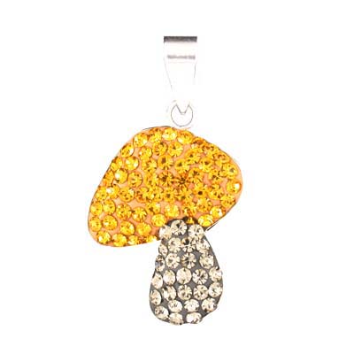 Gold Crystal Charm-Pilz (Gold Crystal Charm-Pilz)