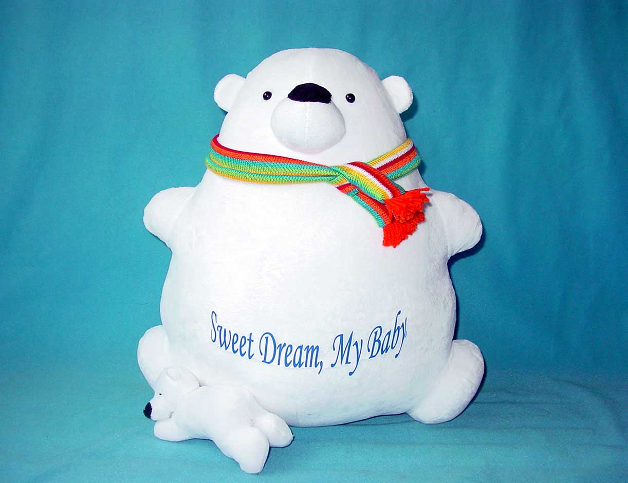  Polar Bear Sweet Dream Cushion (Polar Bear Sweet Dream Coussin)