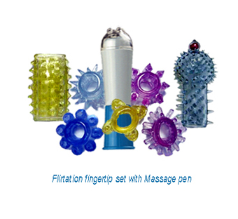  Flirtation Fingertip With Massage Pen