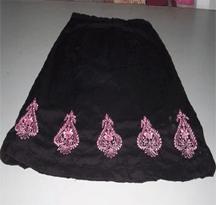  Cotton Embroidered Skirt (Хлопок вышитая юбка)