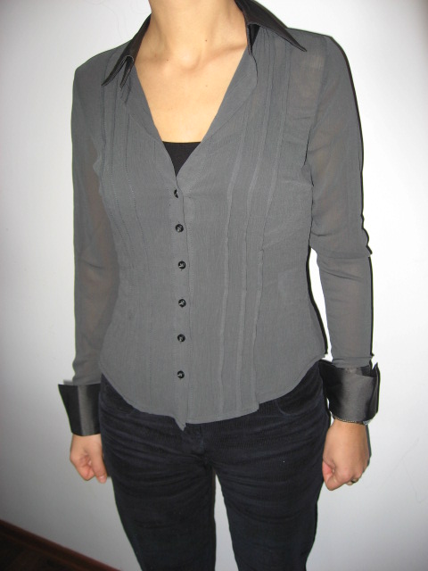  Chiffon / Sateen Blouse (Chiffon / Satin Blouse)