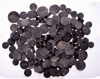  Buffalo Horn Black Round Blanks ( Buffalo Horn Black Round Blanks)