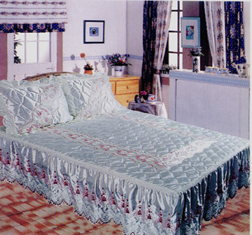  Computerized Embroidery Bedspread Set ( Computerized Embroidery Bedspread Set)