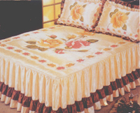  Jet Flower Bedspread Set ( Jet Flower Bedspread Set)