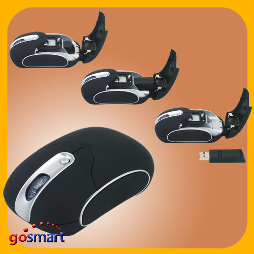  2 in 1 Wireless Optical USB Mouse