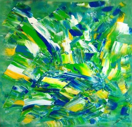  Abstract Oil Painting On Canvas ( Abstract Oil Painting On Canvas)