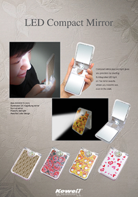  LED Compact Mirror (LED miroir compact)