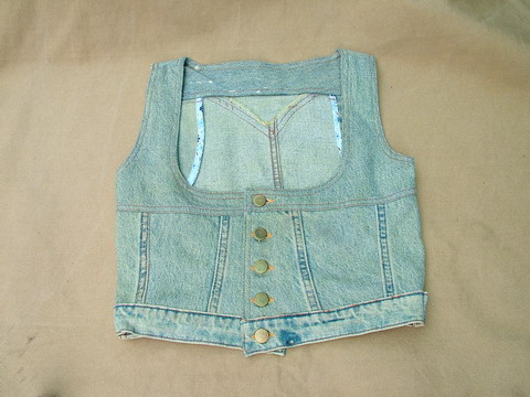  Denim Waistcoat ( Denim Waistcoat)